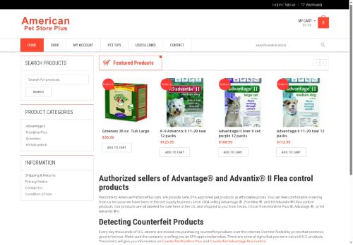 americanpetstoreplus.com capture - 2025-10-06 09:44:15