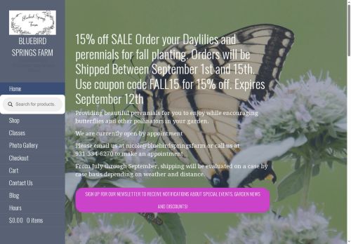 bluebirdspringsfarm.com capture - 2025-10-06 15:29:39