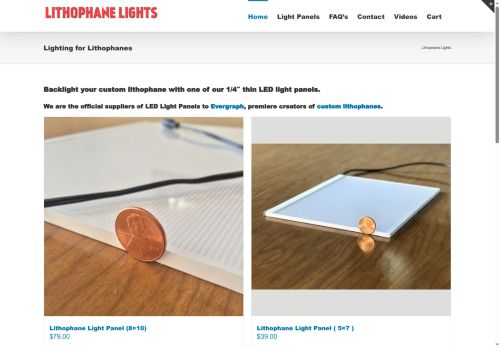 lithophanelights.com capture - 2025-10-06 17:23:52