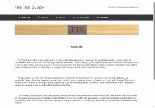 firetestsupply.com capture - 2025-10-06 18:26:59
