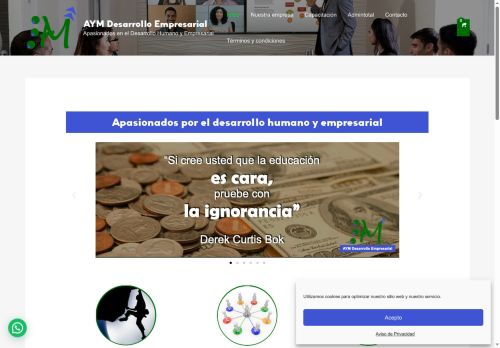 aymdesarrolloempresarial.com capture - 2025-10-06 18:56:04