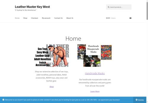 keywestmisterleather.com capture - 2025-10-06 19:51:51