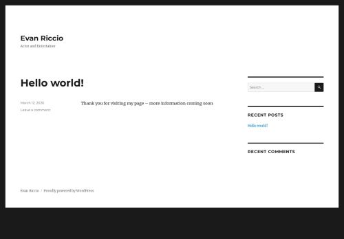 evanriccio.com capture - 2025-10-06 20:39:51