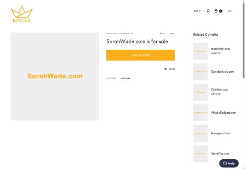 sarahwade.com capture - 2025-10-06 21:19:40