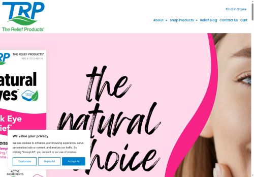 pinkeyerelief.com capture - 2025-10-06 22:30:35