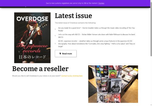 overdose-fanzine.com capture - 2025-10-06 22:50:58