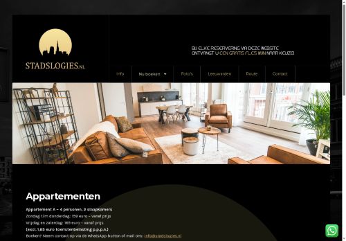 stadslogies.com capture - 2025-10-07 01:38:55