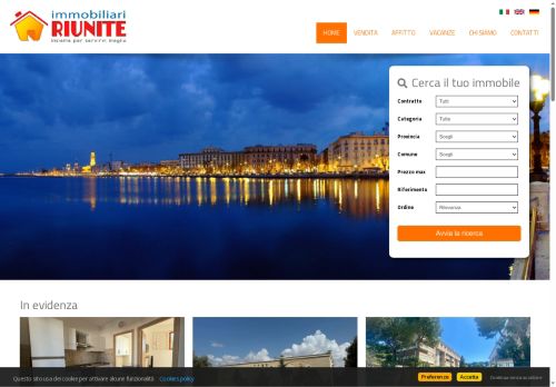 immobiliaririunite.com capture - 2025-10-07 04:32:19