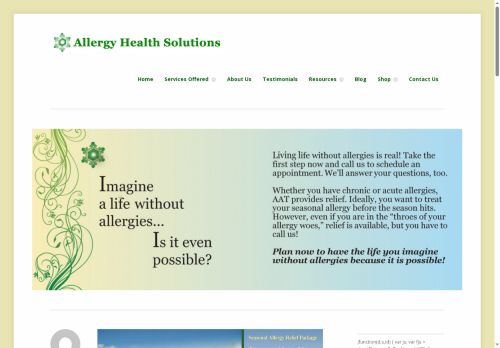 allergyhealthsolutions.com capture - 2025-10-07 11:00:26