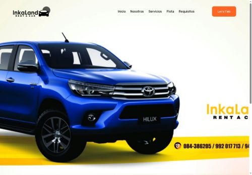 inkalandrentacar.com capture - 2025-10-07 11:29:55