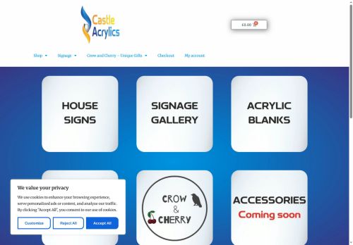 castleacrylics.com capture - 2025-10-07 14:42:43