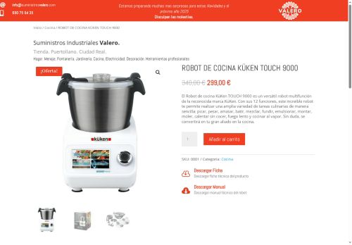 suministrosvalero.com capture - 2025-10-07 16:45:47