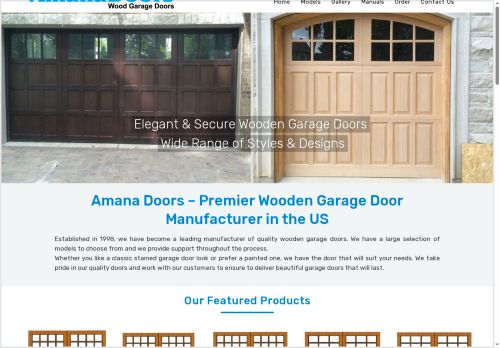 amanadoors.com capture - 2025-10-07 17:05:10