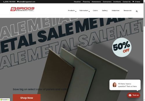 briggsheetmetals.com capture - 2025-10-07 19:21:04
