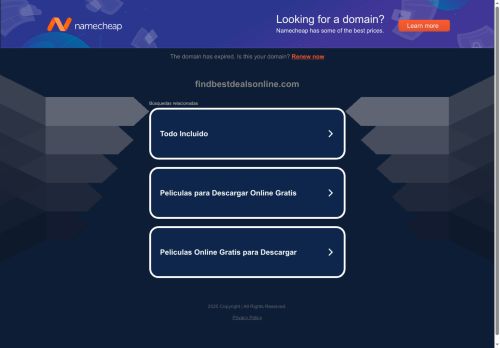 findbestdealsonline.com capture - 2025-10-07 21:42:47