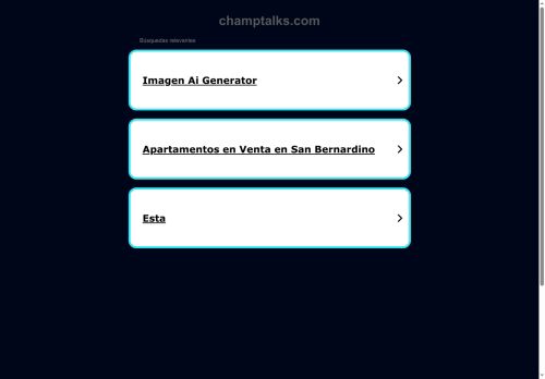 champtalks.com capture - 2025-10-08 00:29:57