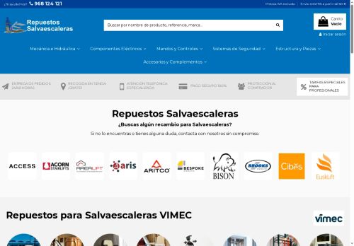 repuestosalvaescaleras.com capture - 2025-10-08 01:38:54