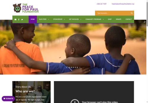 peaceforpaulfoundation.com capture - 2025-10-08 04:23:19