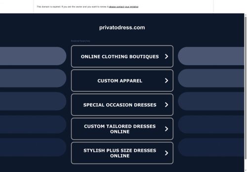 privatodress.com capture - 2025-10-08 07:26:38