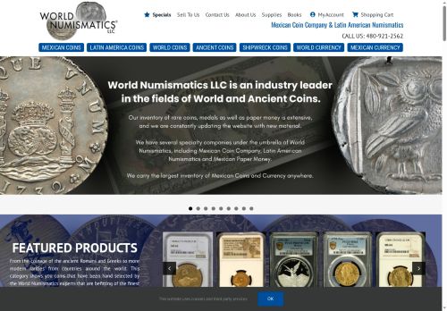 latinumismatic.com capture - 2025-10-08 11:09:10