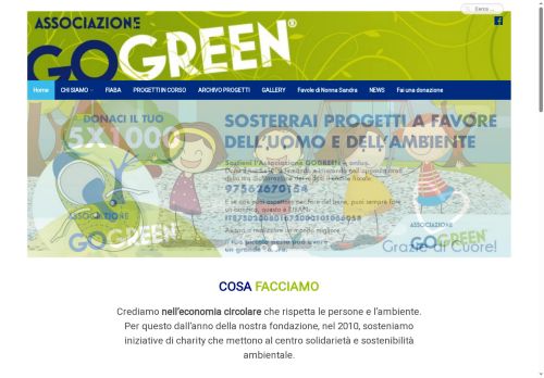 gogreenonlus.com capture - 2025-10-08 11:26:55