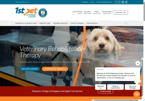 1stpetvetcenters.com capture - 2025-10-08 13:03:40