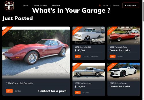 collectiblemusclecars.com capture - 2025-10-08 18:52:55