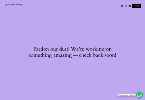 lagaresplumbing.com capture - 2025-10-08 22:37:27
