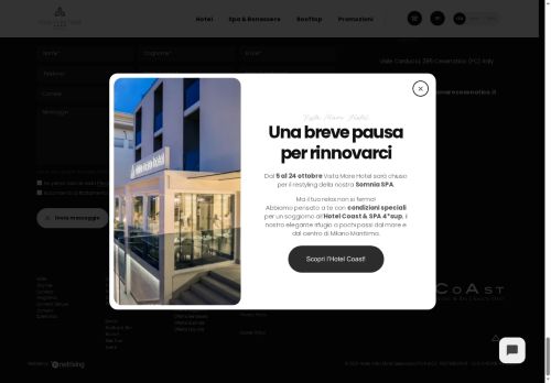 hotelvistamarecesenatico.com capture - 2025-10-08 23:09:17