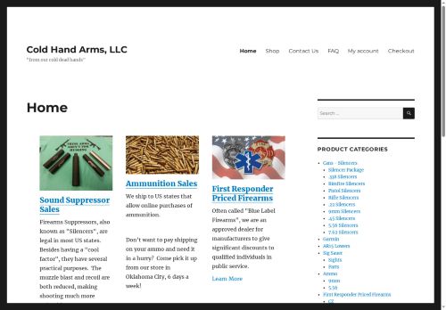 coldhandarms.com capture - 2025-10-08 23:17:51