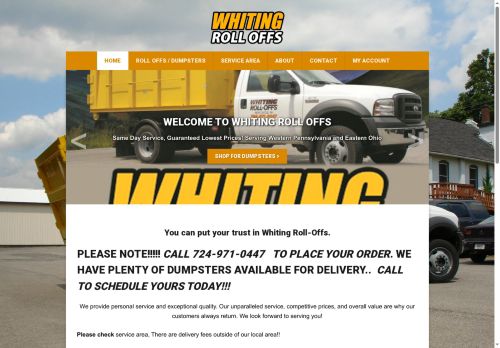 whitingrolloffs.com capture - 2025-10-09 00:45:36