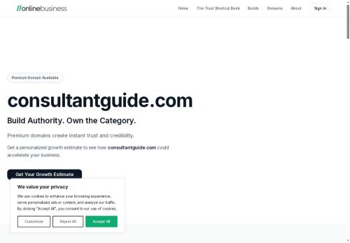 consultantguide.com capture - 2025-10-09 06:19:37