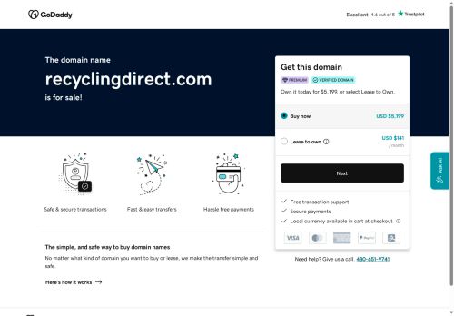 recyclingdirect.com capture - 2025-10-09 06:49:07