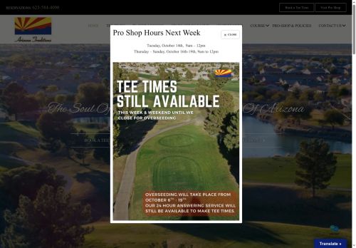 arizonatraditionsgolfclub.com capture - 2025-10-09 07:16:36