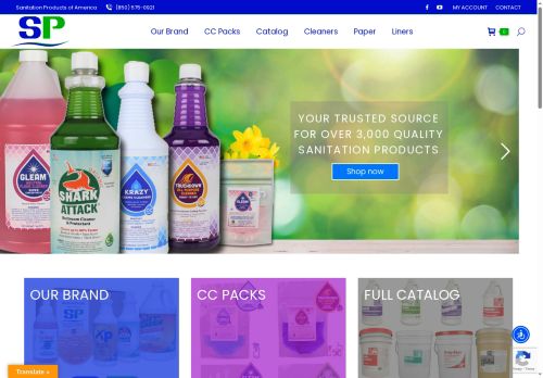 shopsanitation.com capture - 2025-10-09 13:25:32