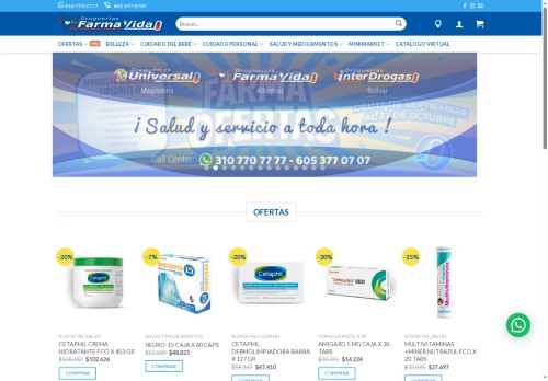 drogueriasuniversal.com capture - 2025-10-09 13:27:33