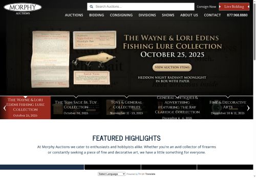 morphyautoauctions.com capture - 2025-10-09 13:46:44