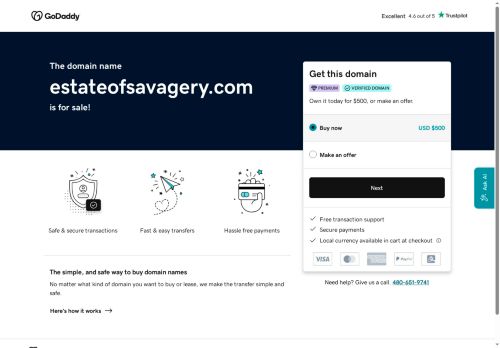 estateofsavagery.com capture - 2025-10-09 14:22:10