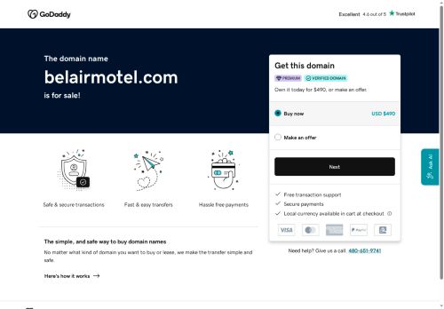 belairmotel.com capture - 2025-10-09 17:25:39