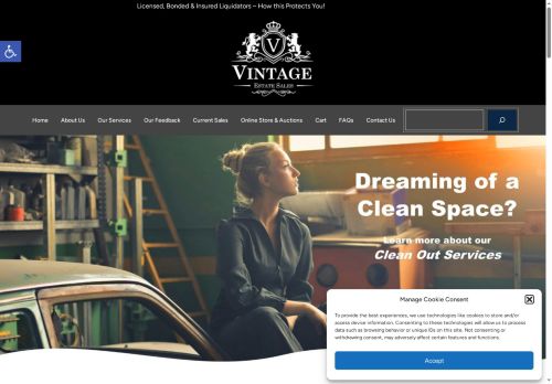 vintageestatesales.com capture - 2025-10-09 20:26:51