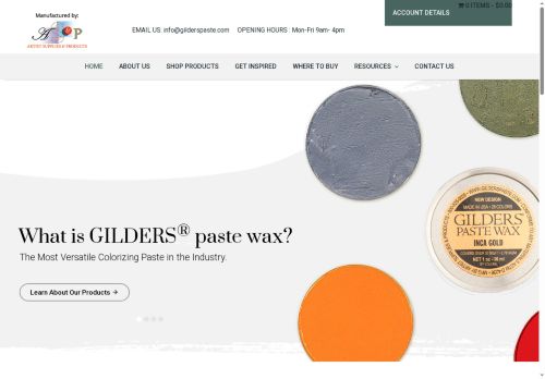 gildingpaste.com capture - 2025-10-09 20:56:09