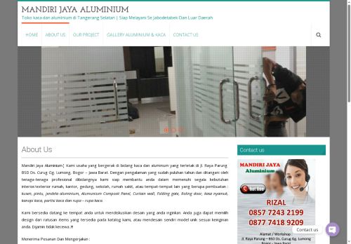 mandirijayaaluminium.com capture - 2025-10-09 21:01:42