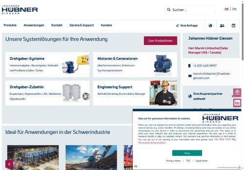 huebner-corporation.com capture - 2025-10-09 21:15:04