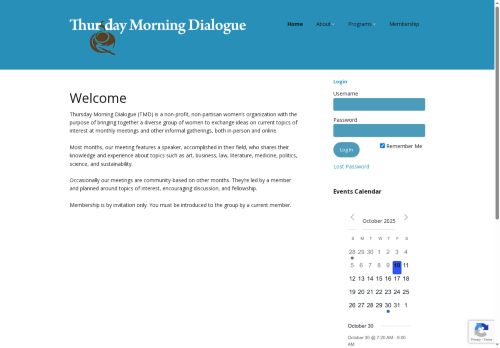 thursdaymorningdialogue.com capture - 2025-10-10 03:03:55