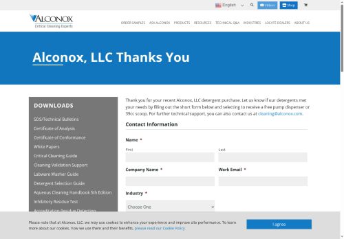 alconoxthanksyou.com capture - 2025-10-10 05:29:41