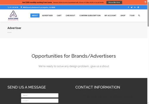 adscone.com capture - 2025-10-10 07:09:03