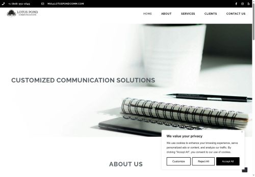 lotuspondcommunications.com capture - 2025-10-10 07:17:01