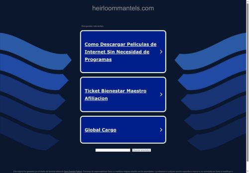 heirloommantels.com capture - 2025-10-10 07:45:54