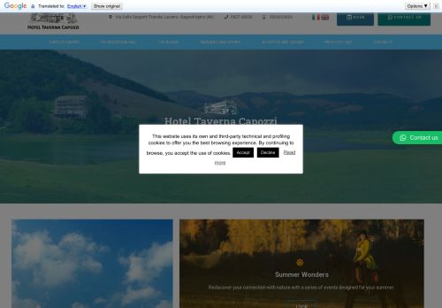 tavernacapozzi.com capture - 2025-10-10 09:02:00