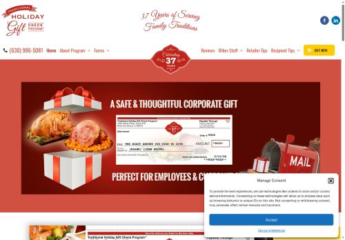 traditionalholidaygiftcheckprogram.com capture - 2025-10-10 10:17:27
